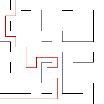 Vond je de oplossing van gemakkelijke doolhof #3?