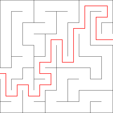 Vond je de oplossing van gemakkelijke doolhof #4?