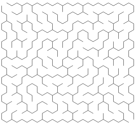 Kan je zeshoekige doolhof #1 oplossen?